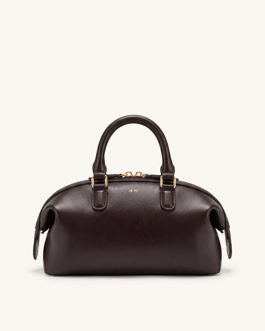Arlo Top Handle Bag - Dark Brown | JW PEI