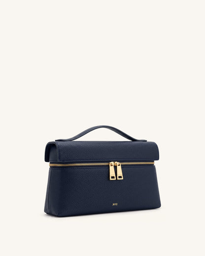 Thea Top Handle Bag - Navy Blue | JW PEI