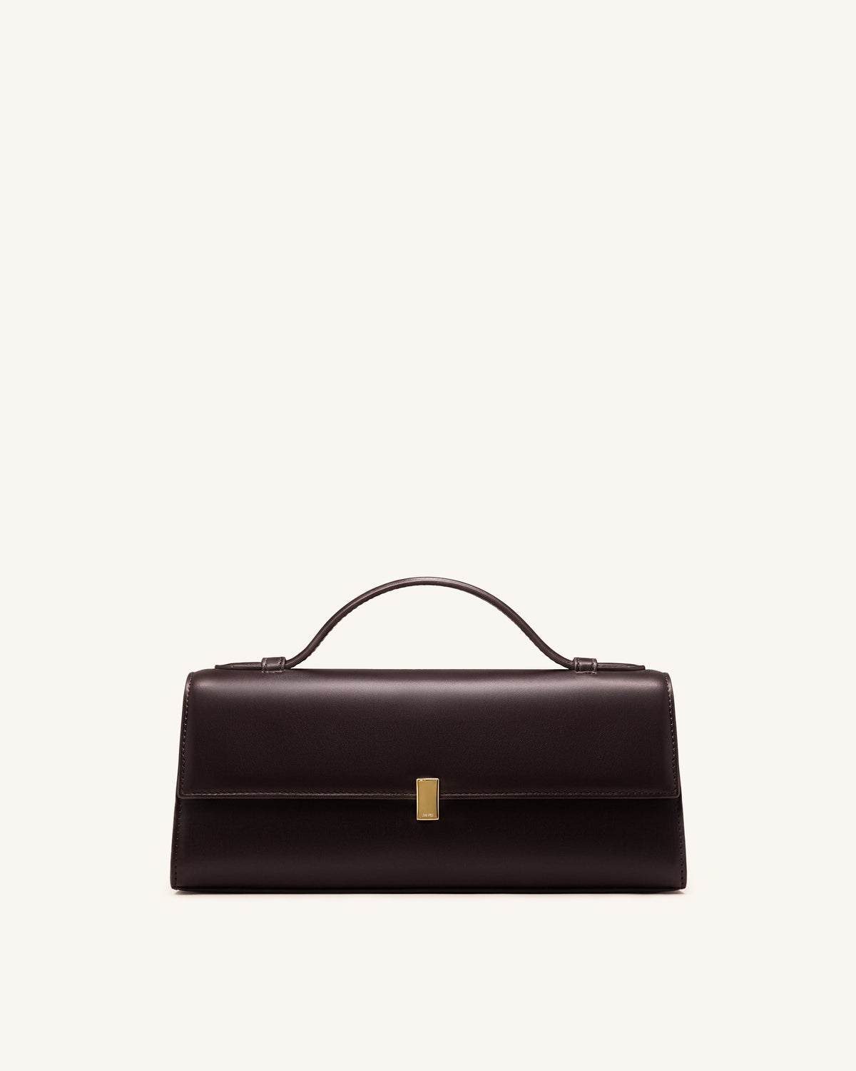 Delphine Flap Top Handle Bag - Dark Brown | JW PEI