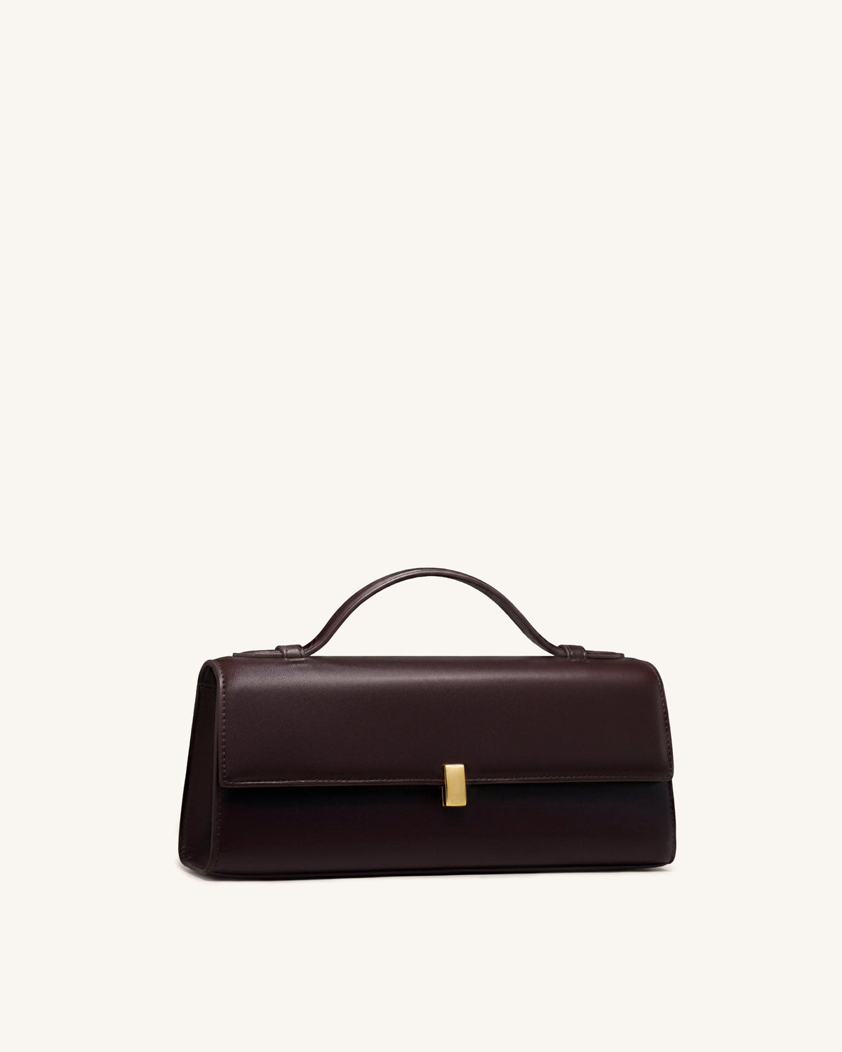 Delphine Flap Top Handle Bag - Dark Brown | JW PEI