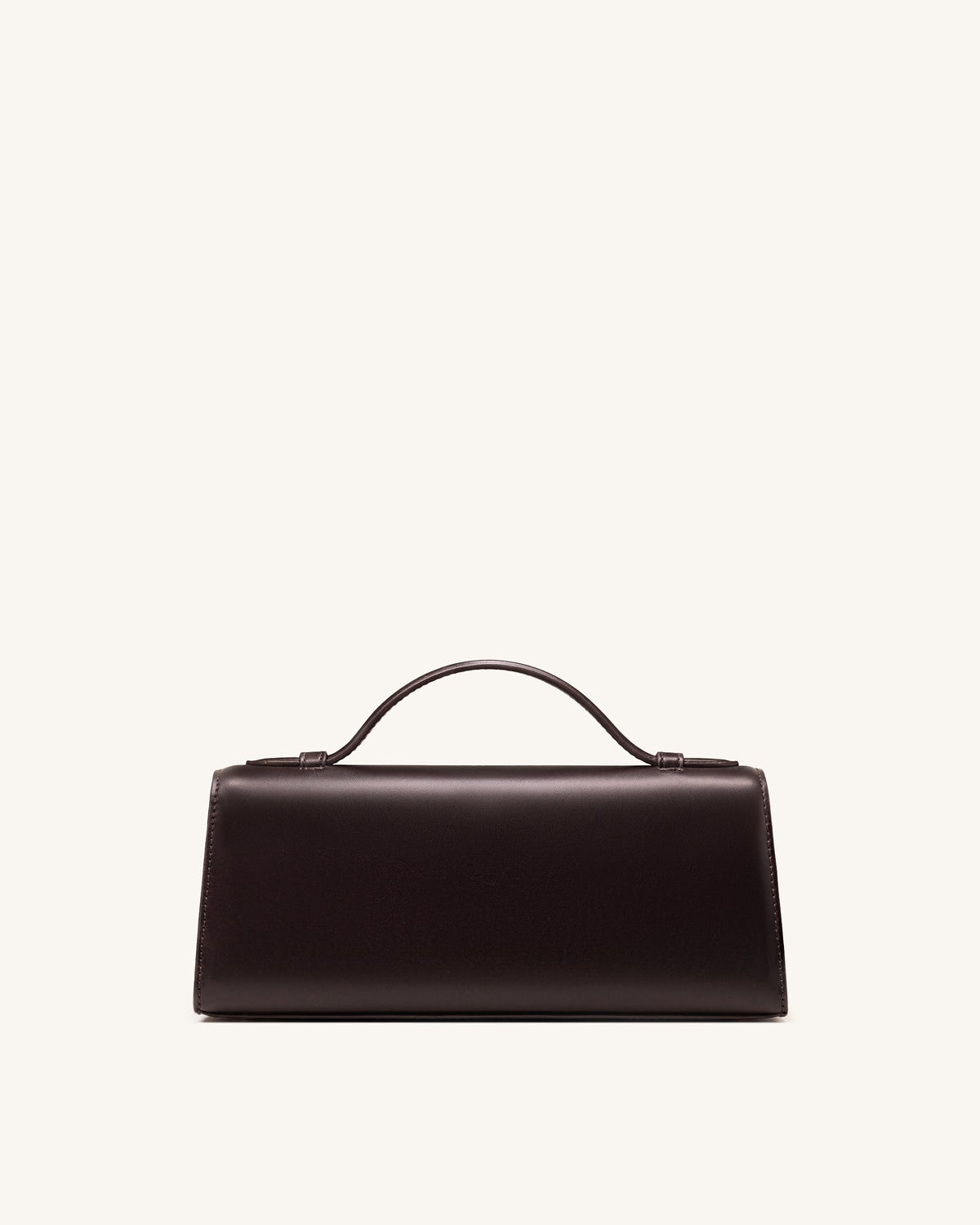 Delphine Flap Top Handle Bag - Dark Brown | JW PEI