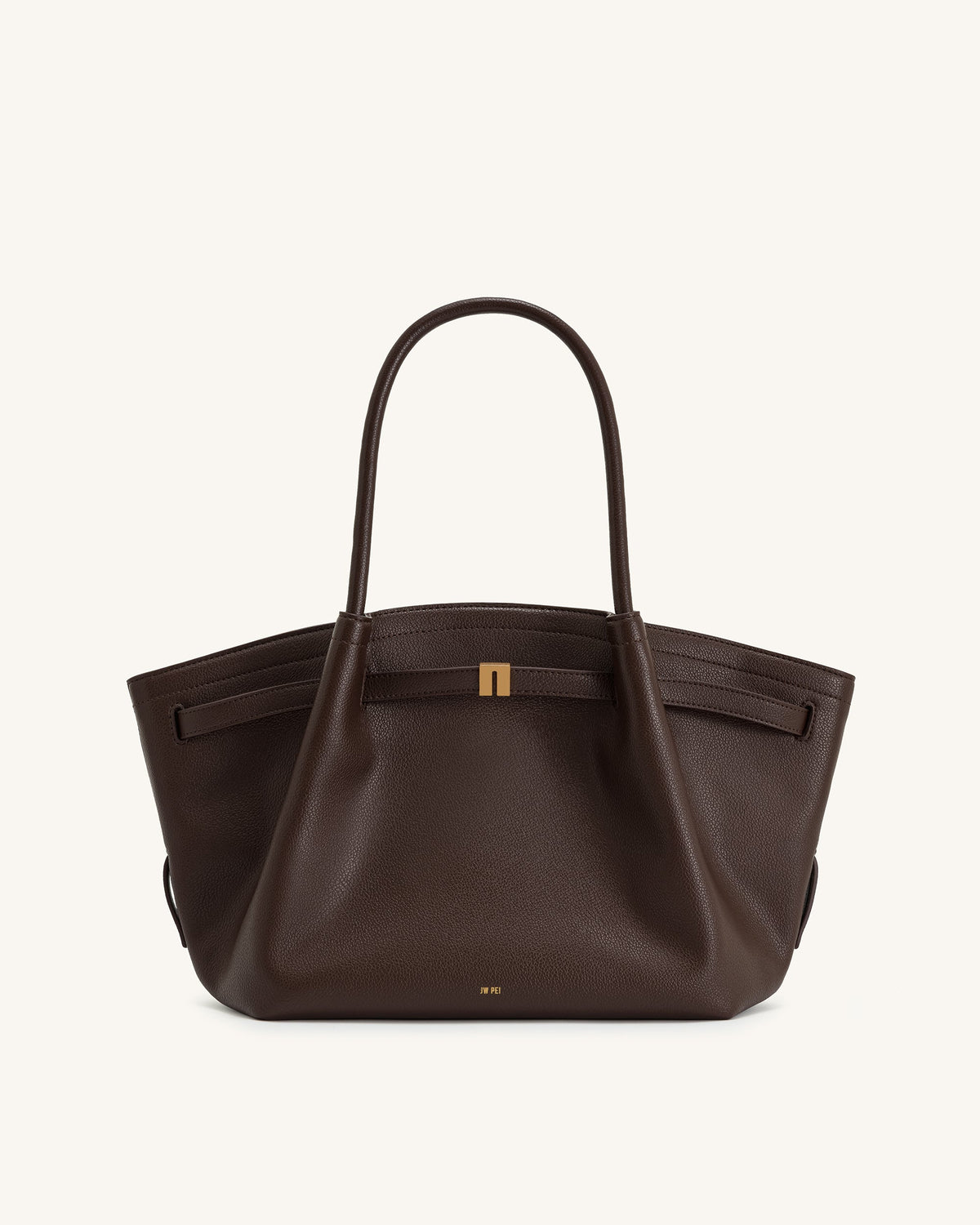 Hana Medium Tote Bag - Dark Brown | JW PEI