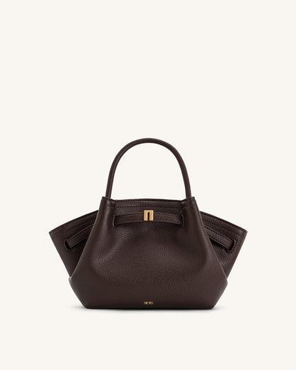 Hana Mini Tote Bag - Dark Brown | JW PEI