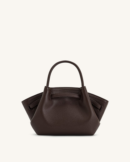 Hana Mini Tote Bag - Dark Brown | JW PEI