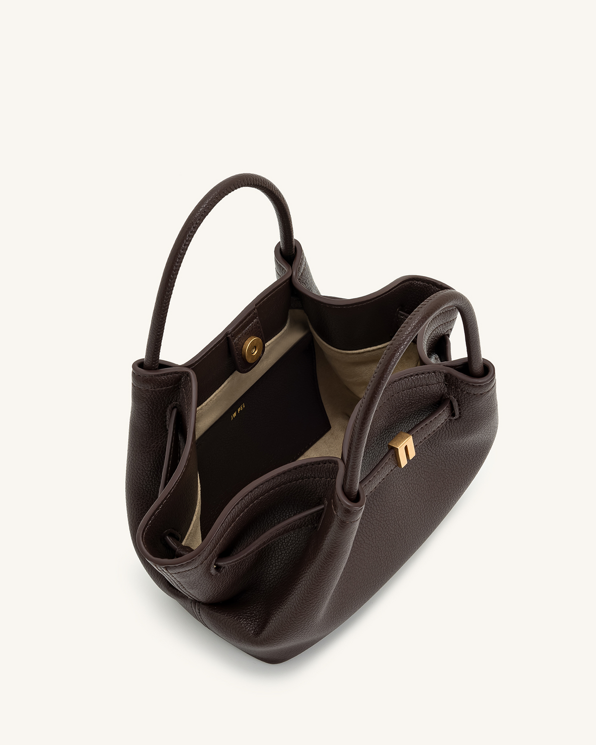 Hana Mini Tote Bag - Dark Brown | JW PEI