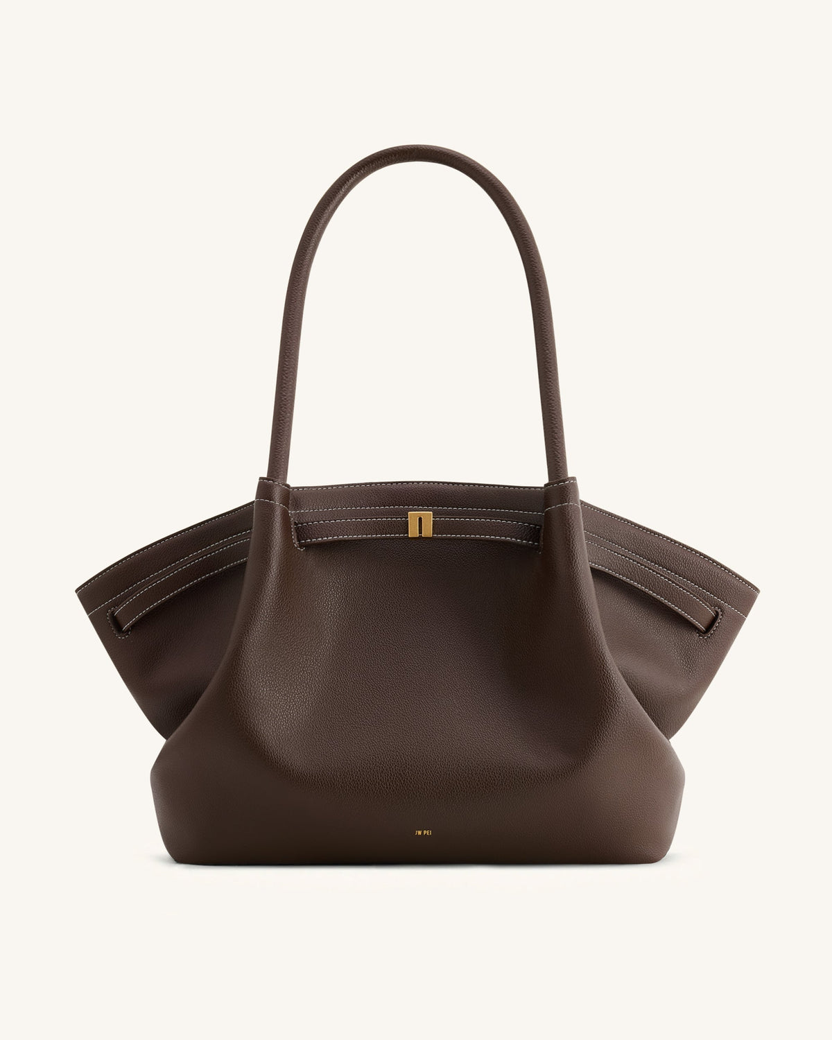 Hana Large Tote Bag - Dark Brown | JW PEI