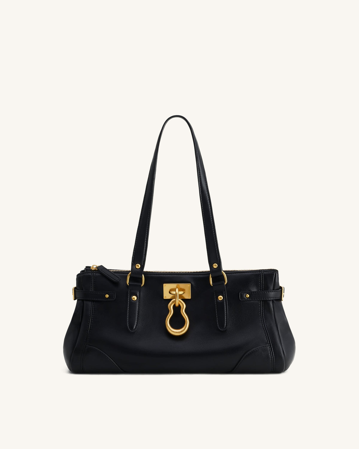 Yvette Elongated Tote Bag - Black | JW PEI