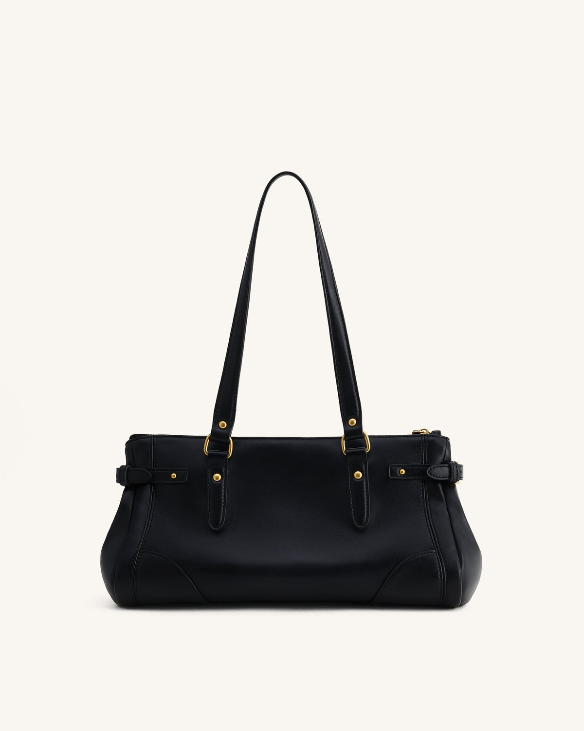 Yvette Elongated Tote Bag - Black | JW PEI