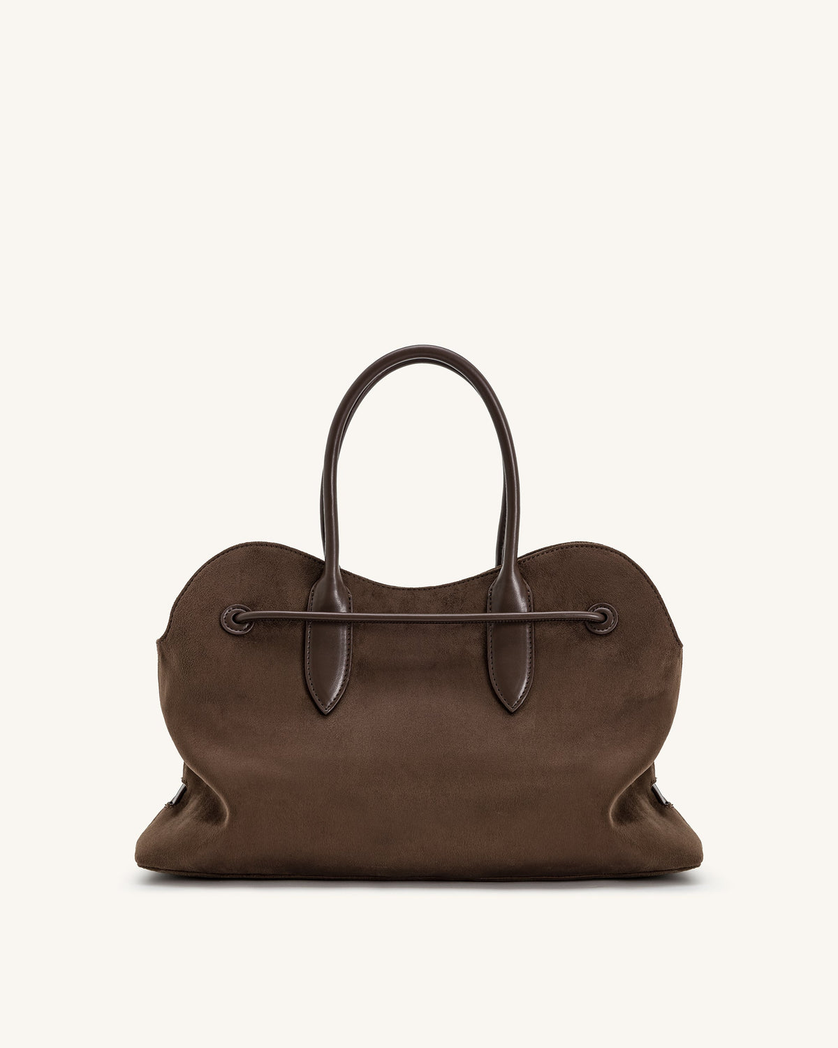 Adele Metal Rope Knot Tote Bag - Mocha Brown | JW PEI