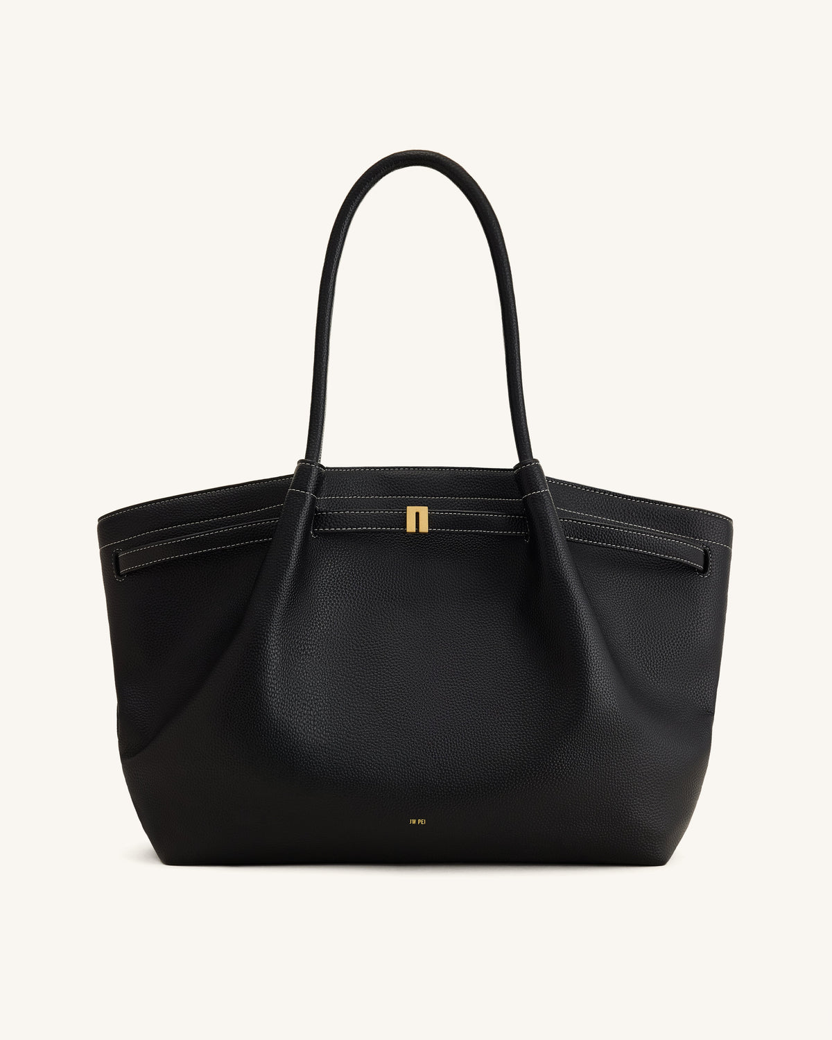Hana Large Tote Bag - Black | JW PEI