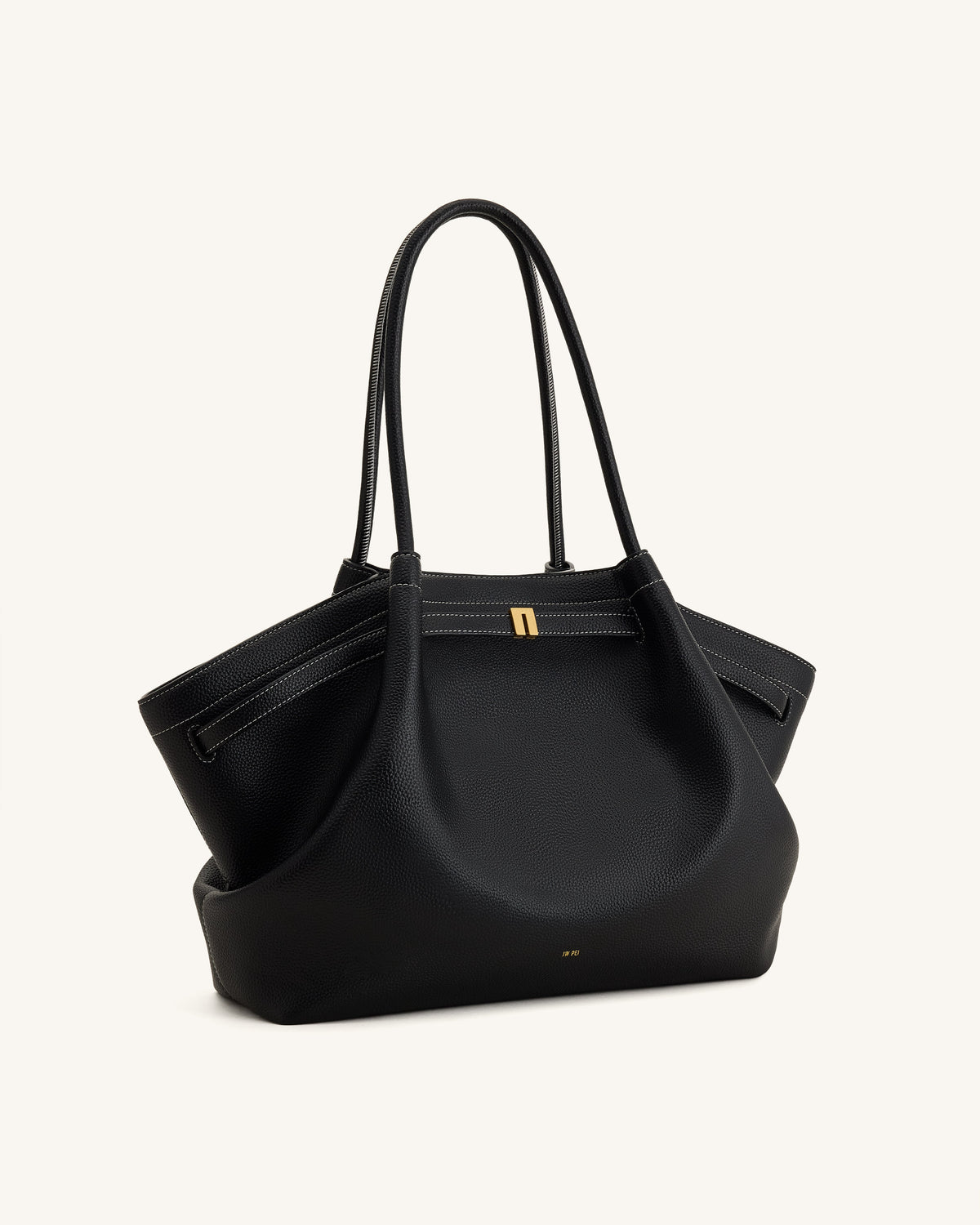 Hana Large Tote Bag - Black | JW PEI