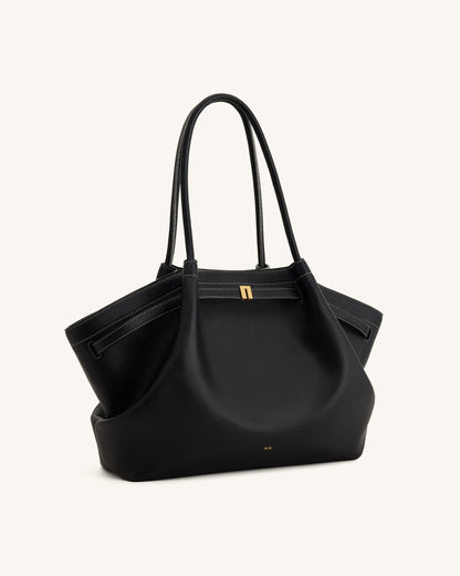 Hana Large Tote Bag - Black | JW PEI