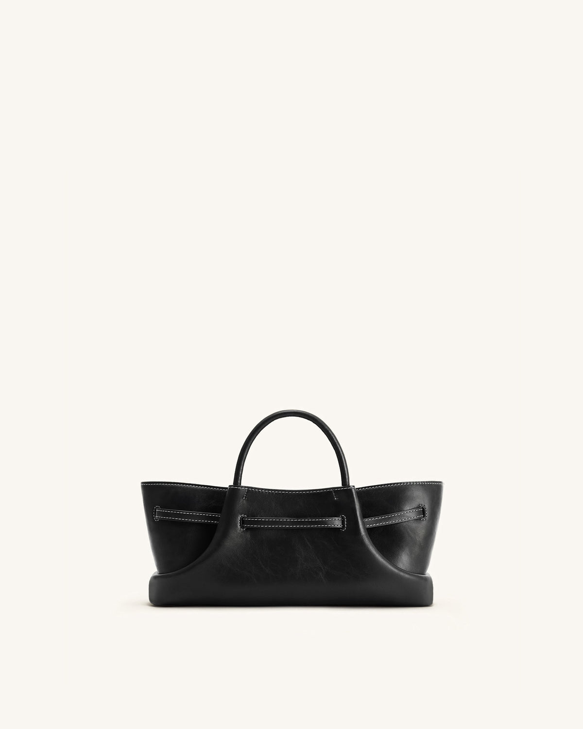 Maeve Dachshund Metal Charm Tote Bag - Black | JW PEI