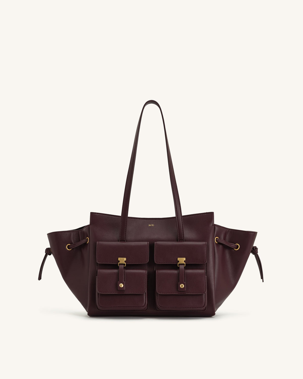 Linda Tote Bag - Deep Burgundy | JW PEI