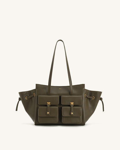 Linda Tote Bag - Dark Olive | JW PEI