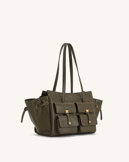 Linda Tote Bag - Dark Olive | JW PEI
