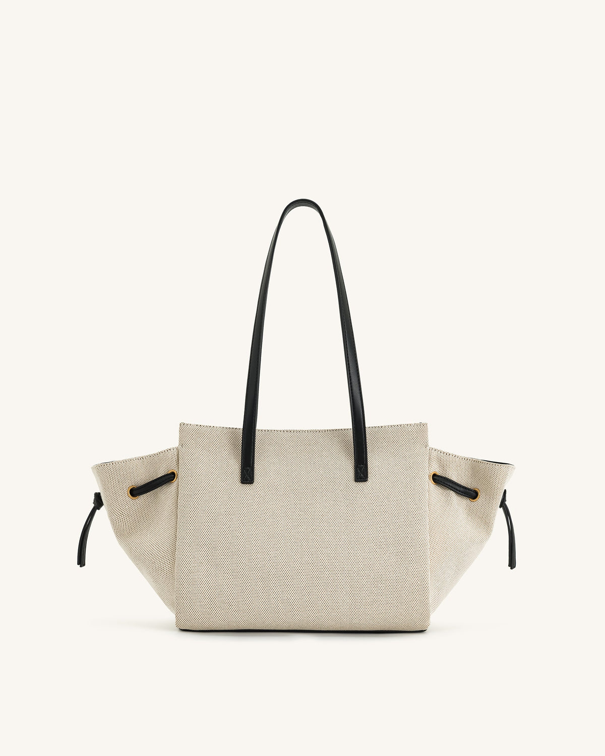 Linda Tote Bag - Black Canvas | JW PEI