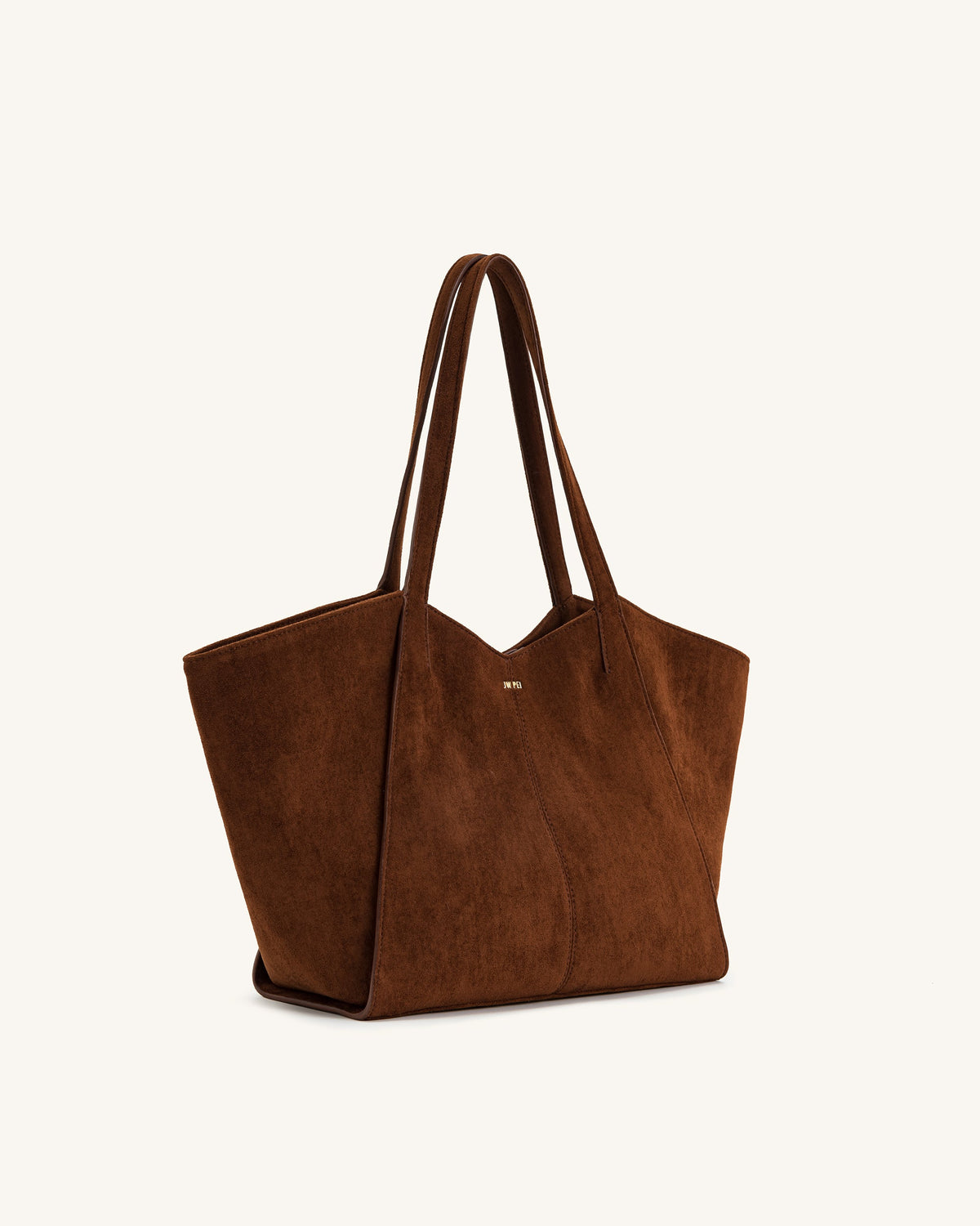 Kiana Large Capacity Tote Bag - Dark Brown | JW PEI