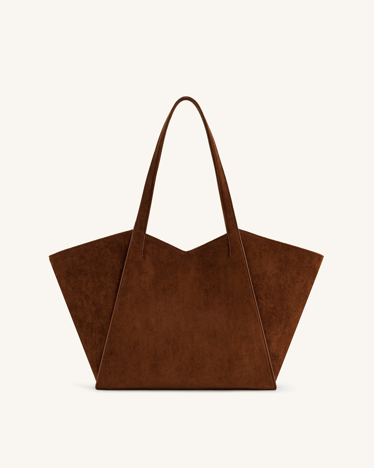 Kiana Large Capacity Tote Bag - Dark Brown | JW PEI