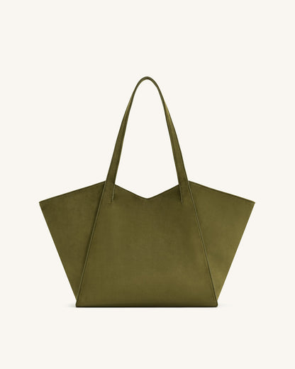 Kiana Large Capacity Tote Bag - Dark Olive | JW PEI