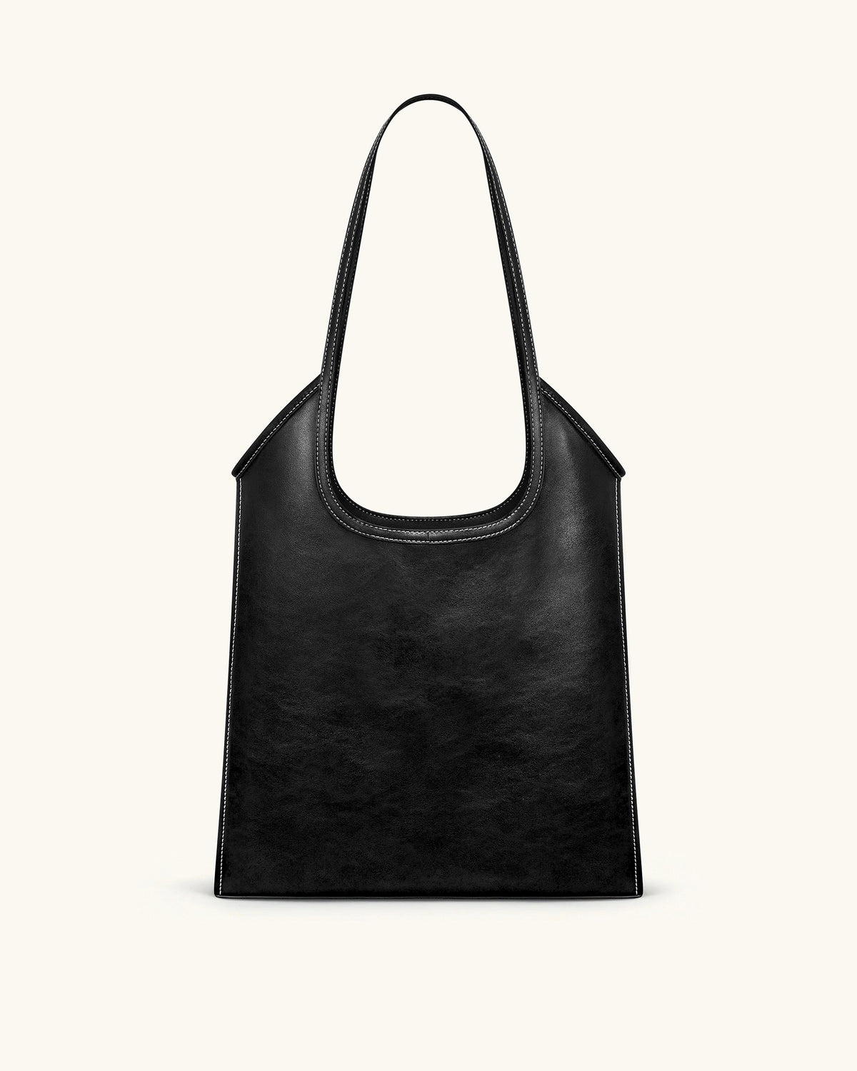 Brooke Belted Embellished Shoulder Tote Bag - Black | JW PEI