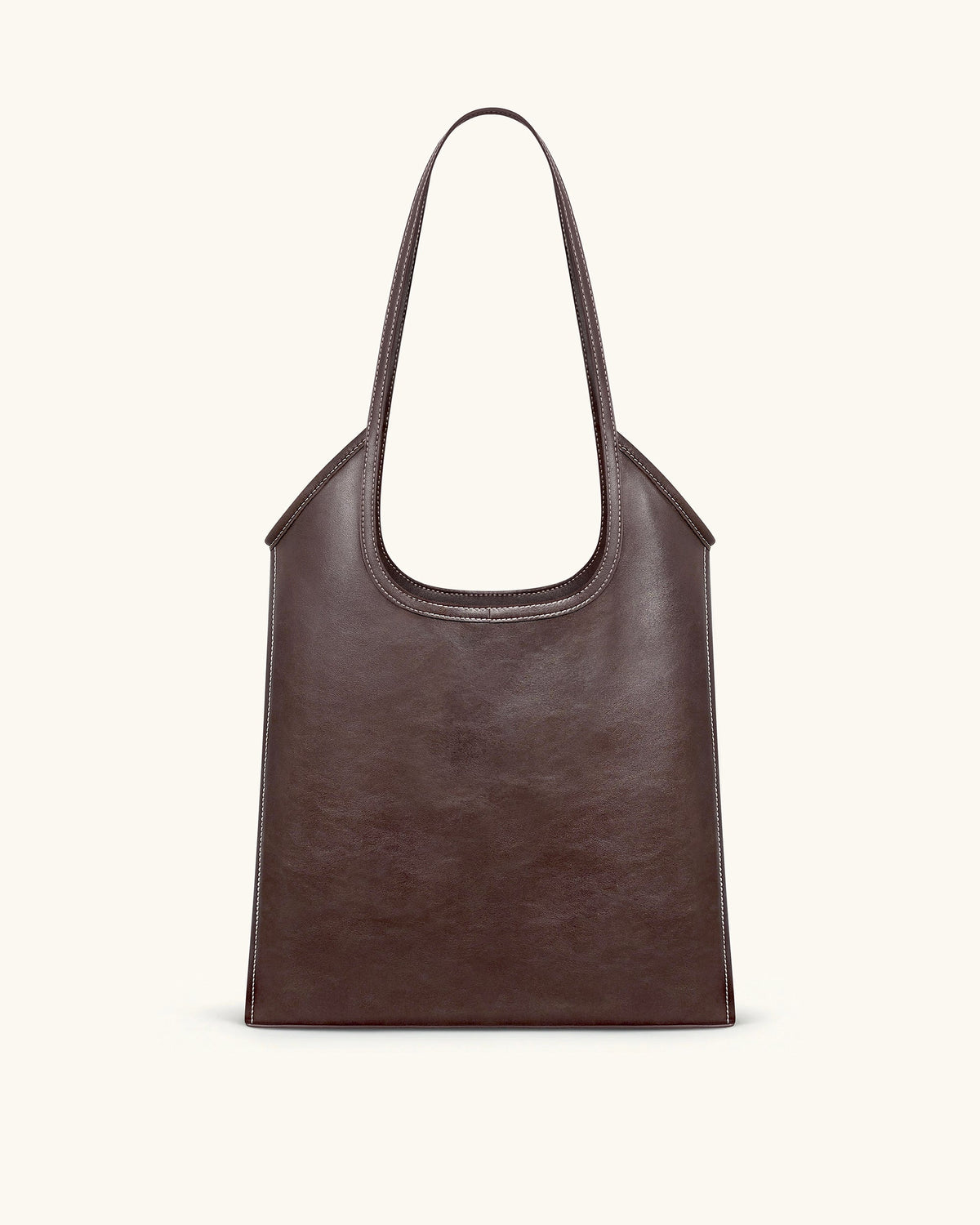 Brooke Belted Embellished Shoulder Tote Bag - Dark Brown | JW PEI