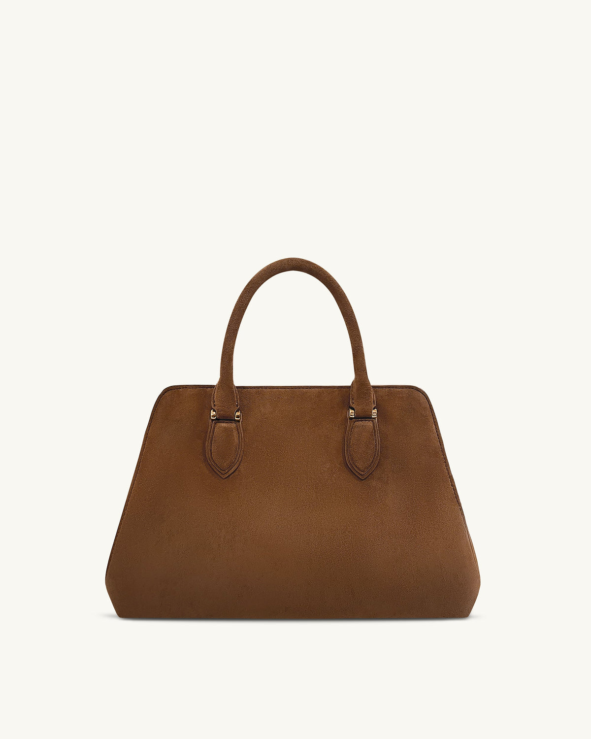 Lara Faux Suede Tote Bag - Brown | JW PEI