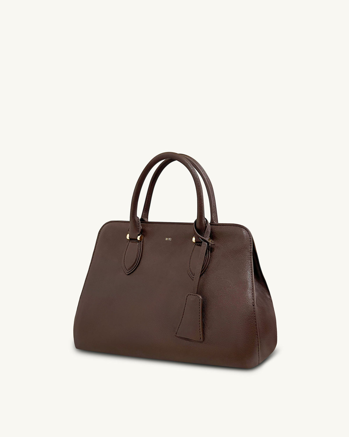 Lara Tote Bag - Dark Brown | JW PEI