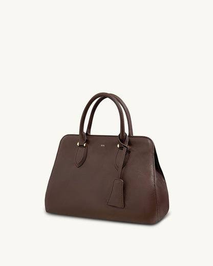 Lara Tote Bag - Dark Brown | JW PEI