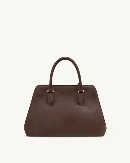 Lara Tote Bag - Dark Brown | JW PEI