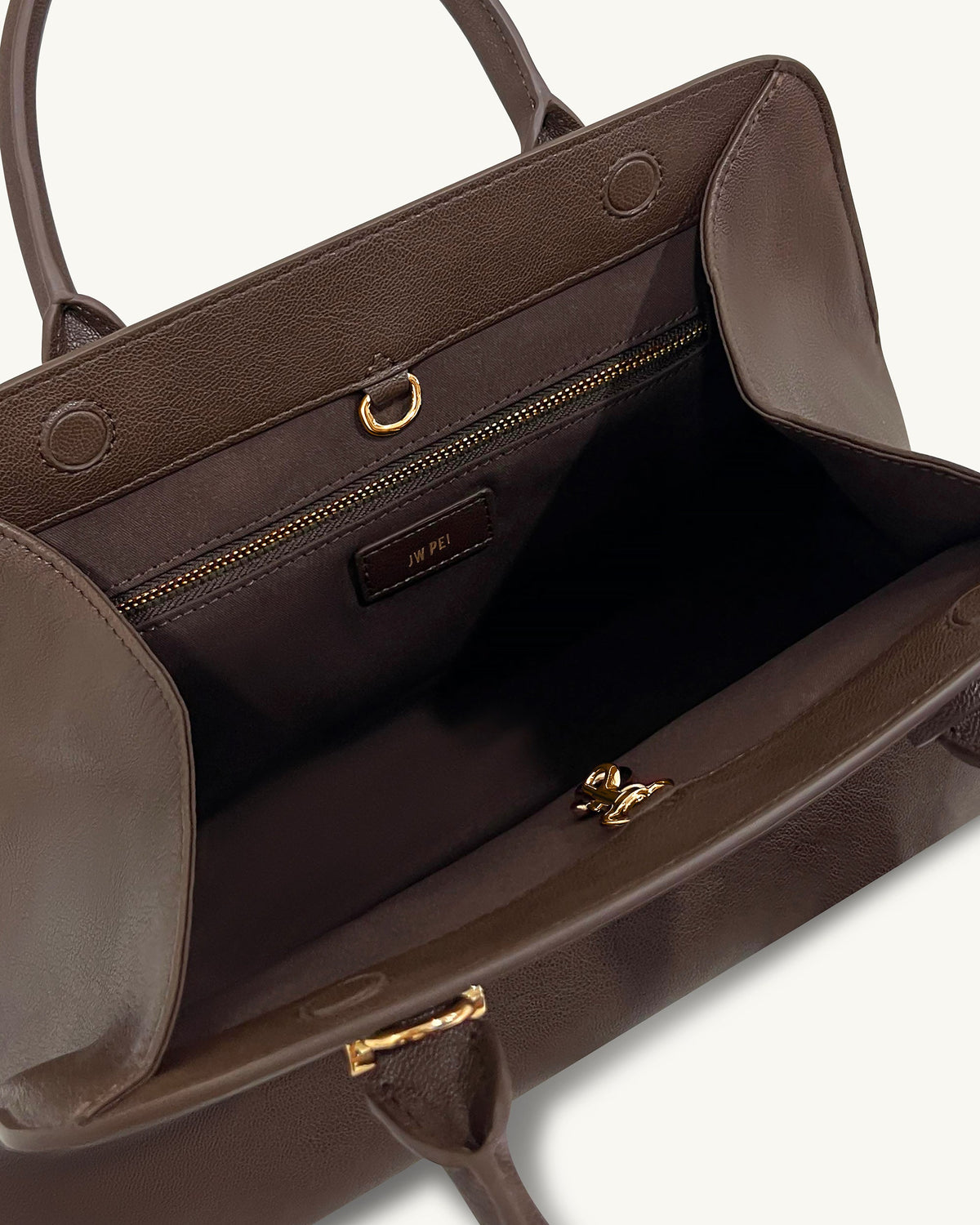Lara Tote Bag - Dark Brown | JW PEI