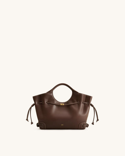 Virelle Drawstring Tote Bag - Brown | JW PEI