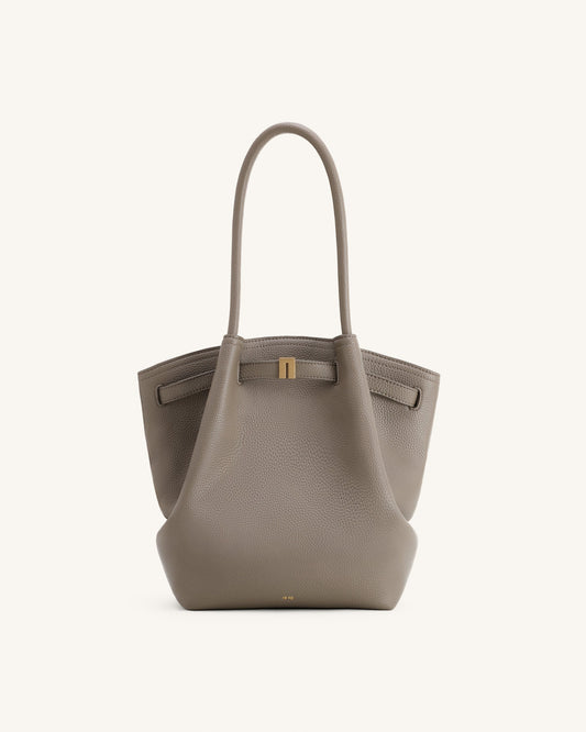 Hana Column Tote Bag - Taupe | JW PEI