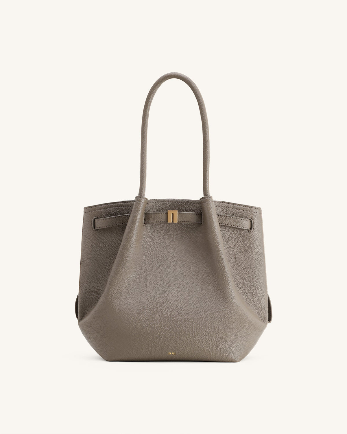 Hana Column Tote Bag - Taupe | JW PEI