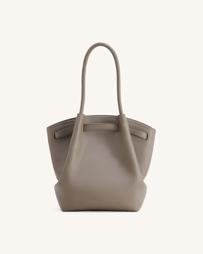 Hana Column Tote Bag - Taupe | JW PEI