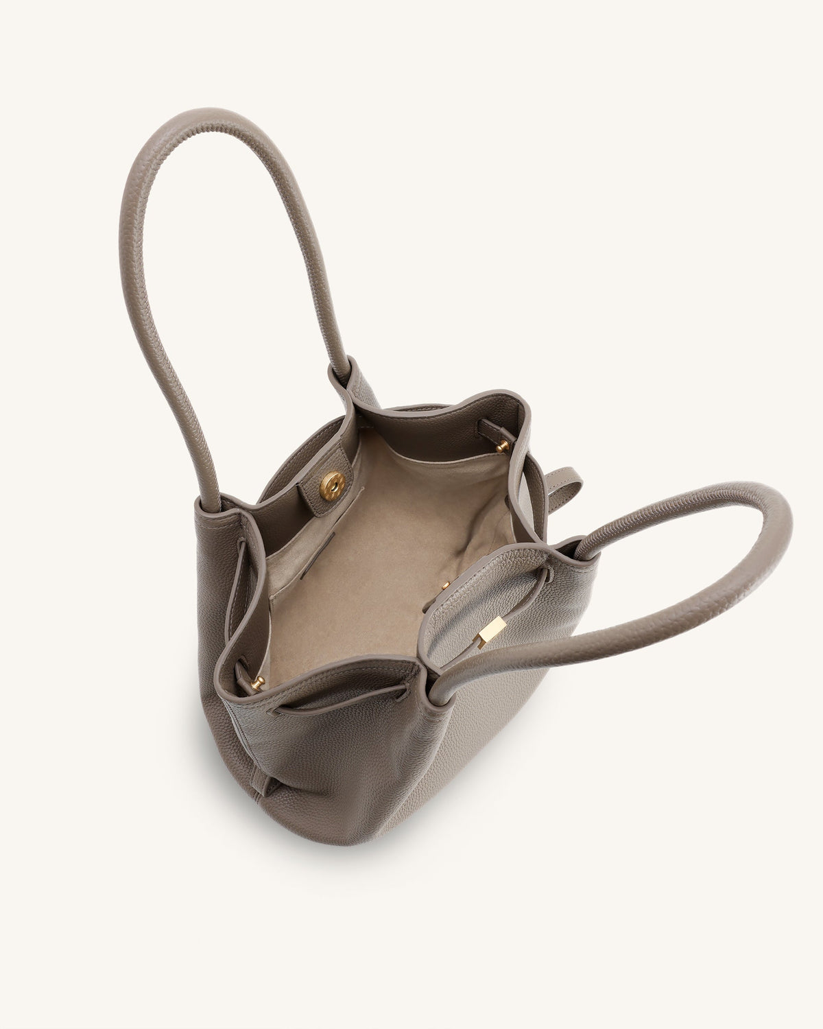 Hana Column Tote Bag - Taupe | JW PEI