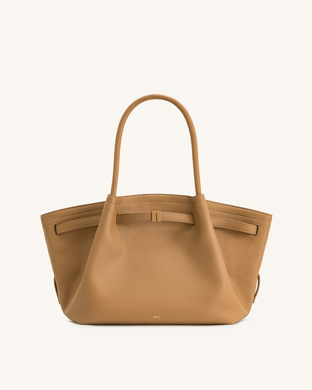 Hana Medium Tote Bag - Latte Color | JW PEI