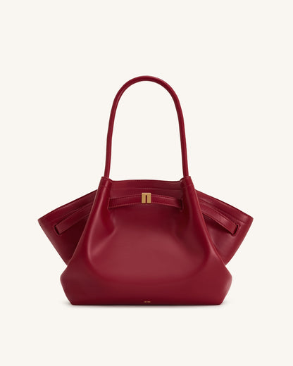 Hana Medium Tote Bag - Claret | JW PEI