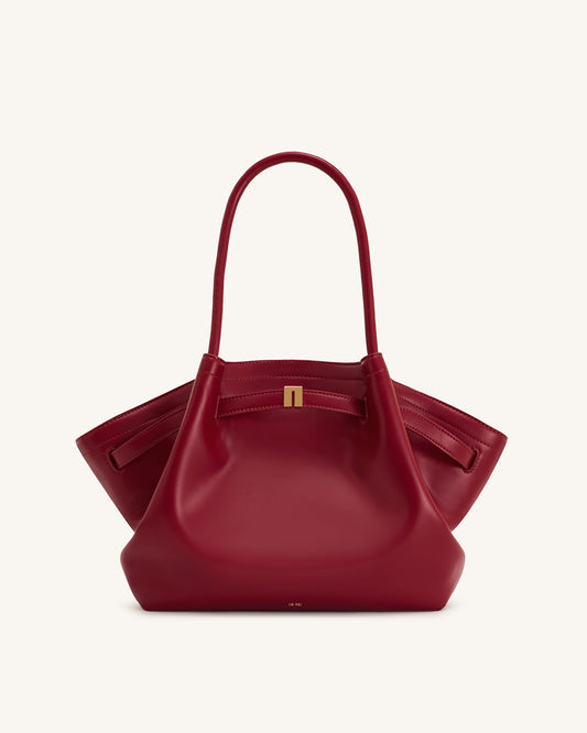Hana Medium Tote Bag - Claret | JW PEI