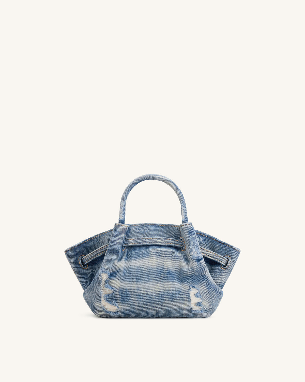 Hana Mini Denim Tote Bag - Blue | JW PEI