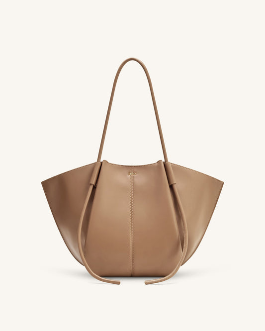 Nala Wide Tote Bag - Clay Brown | JW PEI