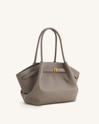 Hana Medium Tote Bag - Taupe | JW PEI