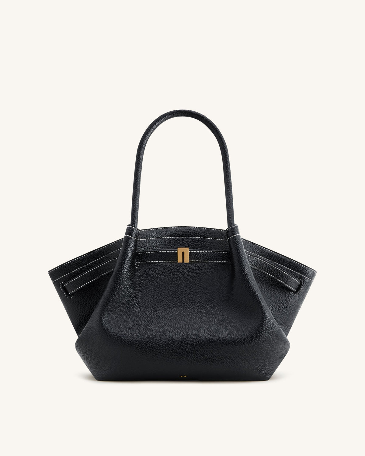 Hana Medium Tote Bag - Black | JW PEI