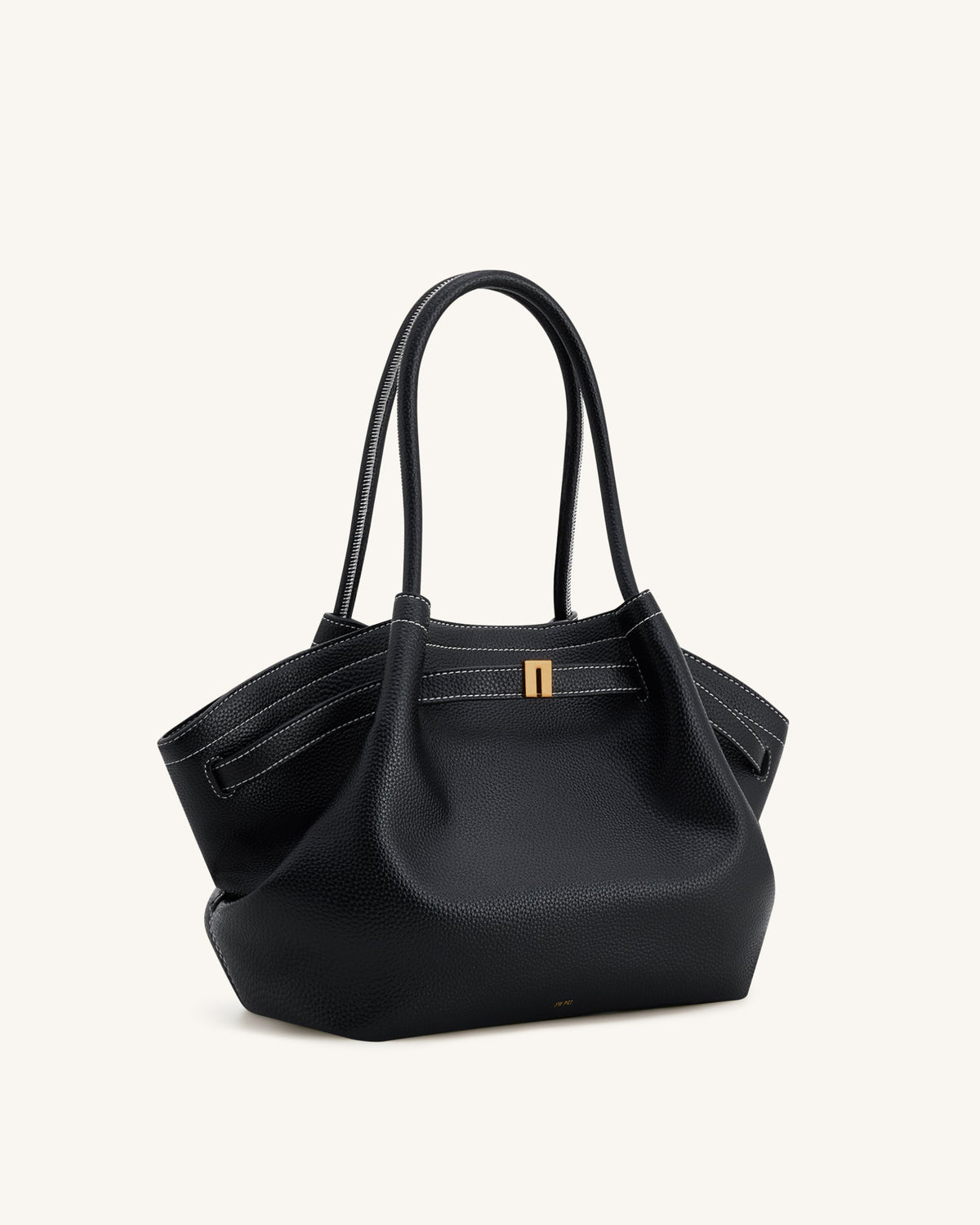 Hana Medium Tote Bag - Black | JW PEI