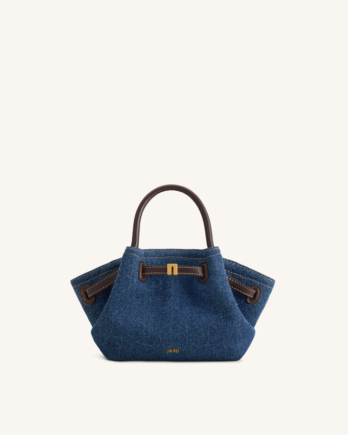 Hana Mini Tote Bag - Blue Denim | JW PEI