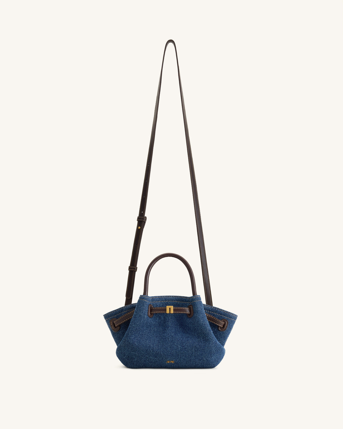 Hana Mini Tote Bag - Blue Denim | JW PEI