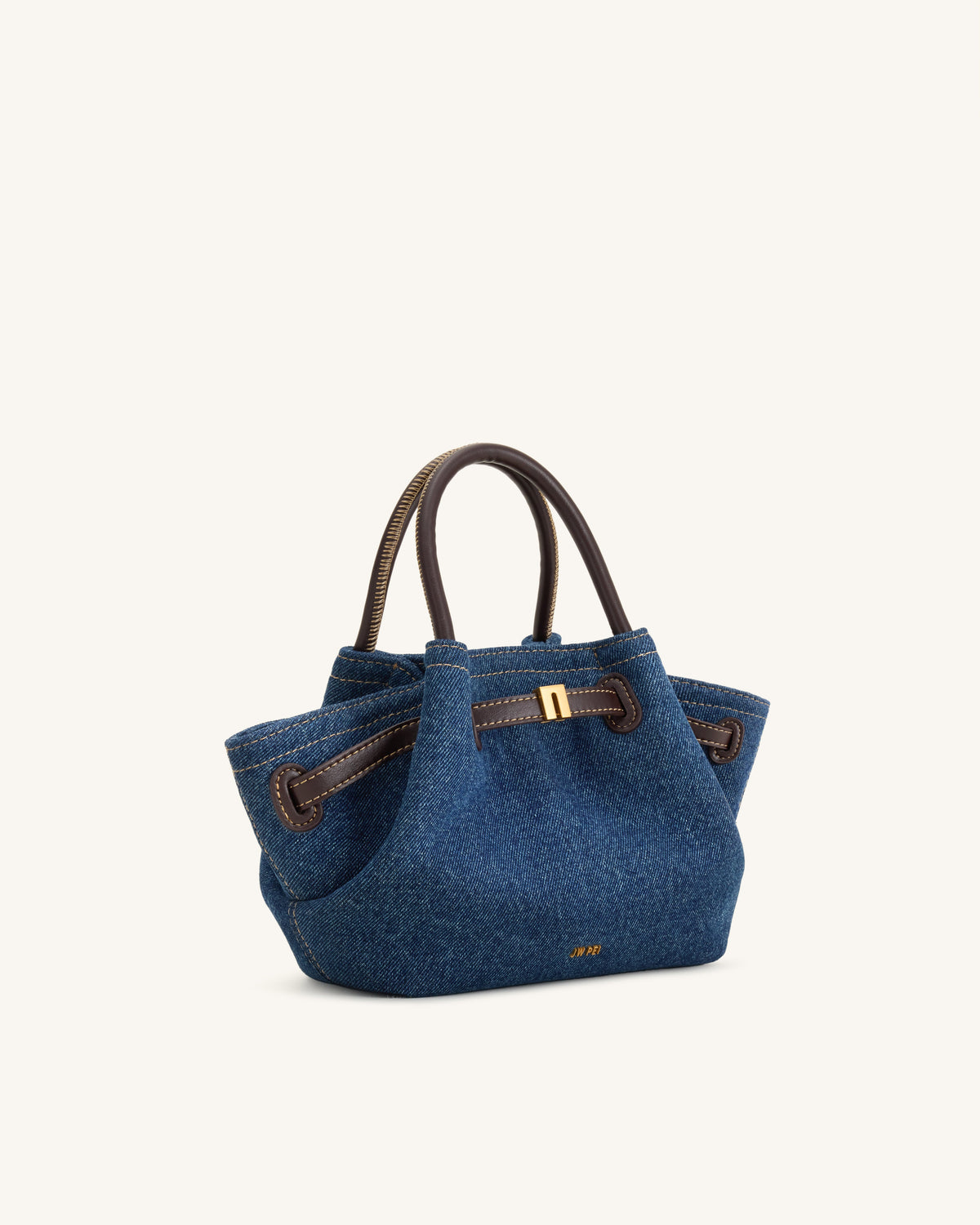 Hana Mini Tote Bag - Blue Denim | JW PEI