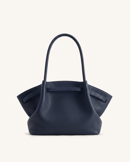 Hana Medium Tote Bag - Navy Blue | JW PEI