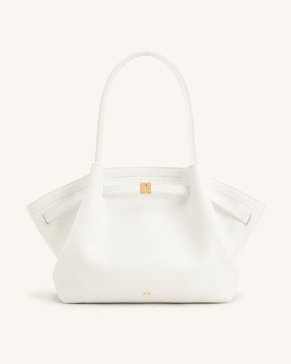 Hana Large Tote Bag - White | JW PEI