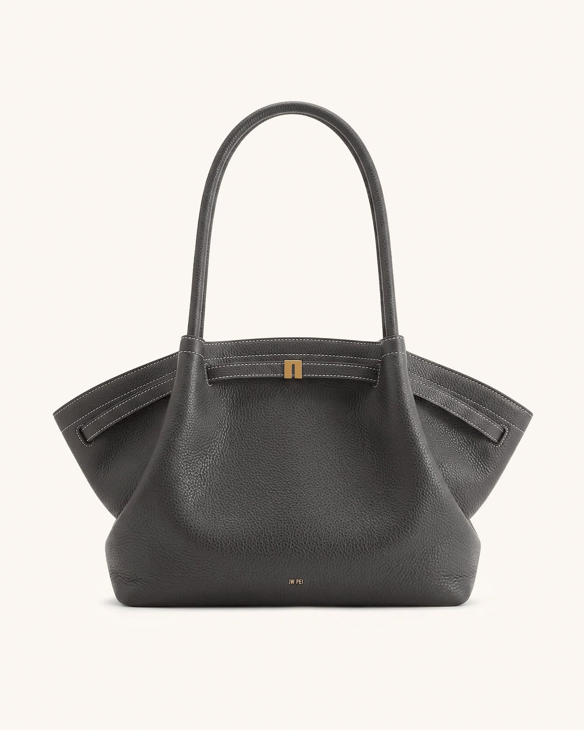 Hana Large Tote Bag - Dark Gray | JW PEI